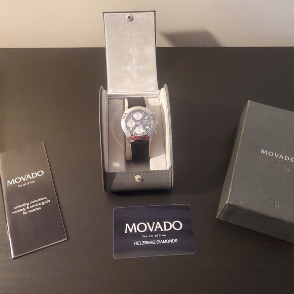 Vintage Movado Kingmatic Valjoux 7750 Automatic Chronograph Watch RARE - Picture 2 of 3